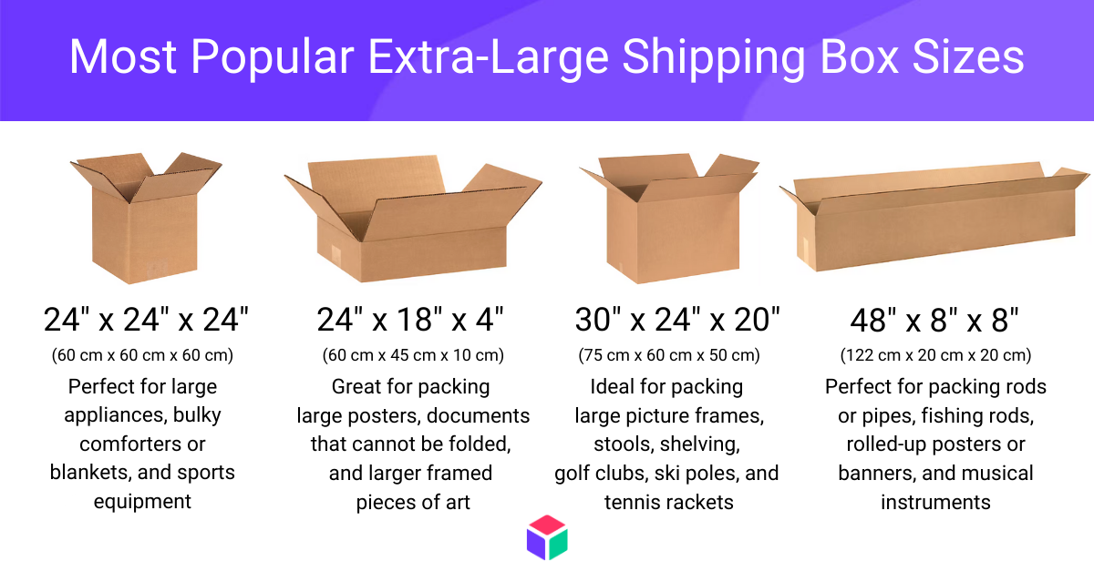 Most Popular Extra-Large Shipping Box Sizes