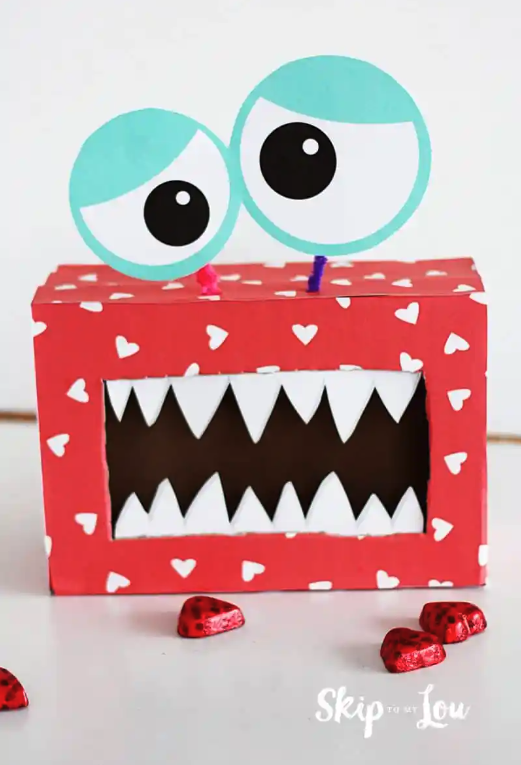 Monster Valentine mailbox